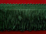 FT1278 5cm Forest Green Dense Looped Dress Fringe - Ribbonmoon
