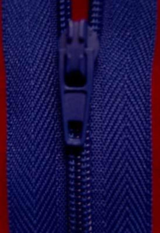 Z1510 15cm Dark Misty Royal Blue Nylon No.3 Closed End Zip - Ribbonmoon