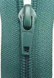 Z3294 60cm Deep Jade Green Nylon No.5 Open End Zip - Ribbonmoon