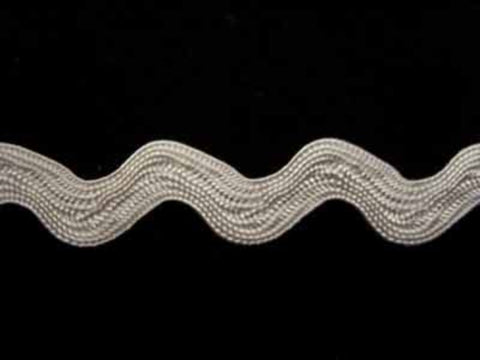 RIC32 13mm Bridal White Rayon Ric Rac Braid - Ribbonmoon