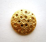 B9616 17mm Gold Plated Metal Alloy Shank Button - Ribbonmoon