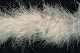 MARAB54 Pale Grey Marabou String (Swansdown) Turkey Feather - Ribbonmoon