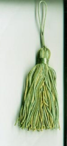 TAS16 Khaki and Paris Green Tassel