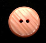 B17119 19mm Tonal Peachy Pink Shimmery 2 Hole Button - Ribbonmoon