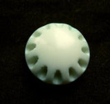 B10696 18mm Pale Green Chunky Button, Hole Built into the Back - Ribbonmoon