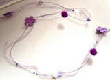 R6153 Beads on a Wire Decorating a 7mm Sheer Ribbon - Ribbonmoon