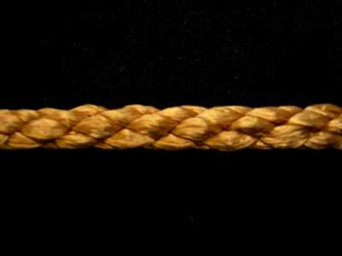 C301 6mm Crepe Cord by British Trimmings, Old Gold 5103 - Ribbonmoon