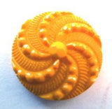 B8487 20mm Gold Yellow Textured Shank Button - Ribbonmoon