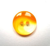 B16032 15mm Translucent Yellow and Marigold 2 Hole Button - Ribbonmoon