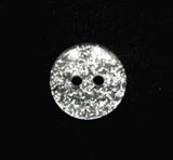 B16156 13mm Silver Glitter under a Clear Surface 2 Hole Button - Ribbonmoon