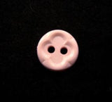 B12118 11mm Pale Pink Matt Centre 2 Hole Button - Ribbonmoon