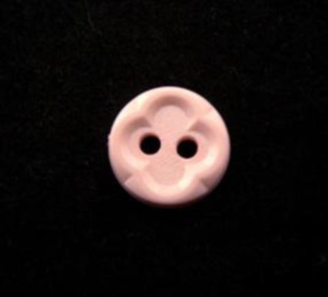 B12118 11mm Pale Pink Matt Centre 2 Hole Button - Ribbonmoon