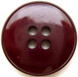 B10791 25mm Maroon Glossy 4 Hole Button - Ribbonmoon