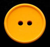 B9322 19mm Gold Yellow Matt Centre 2 Hole Button - Ribbonmoon