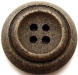 B11449 27mm Stone Brown Matt 4 Hole Button - Ribbonmoon