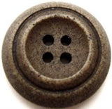 B11449 27mm Stone Brown Matt 4 Hole Button - Ribbonmoon