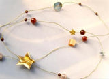 R1773 Gold Wire Decorated with Shell Buttons, Stars and Beads