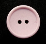 B11963 19mm Tea Rose Pink Matt Centre 2 Hole Button - Ribbonmoon