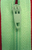 Z3343 18cm Deep Mint Nylon Pin Lock No.3 Closed End Zip - Ribbonmoon