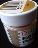 FABPAINTGLD Gold Dylon Fabric Paint 25ml Bottle - Ribbonmoon