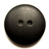 B11031 19mm Black Soft Sheen 2 Hole Button - Ribbonmoon