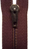 Z3468 YKK 20cm Congo Brown Pin Lock No.2 Closed End Zip - Ribbonmoon