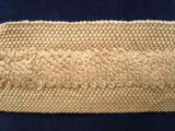 FT349 48mm Beige Tough Braid with a Raised Looped Bobbly Centre