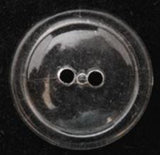 B6198 25mm Clear Transparent 2 Hole Button Button - Ribbonmoon