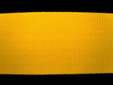 WEB28 50mm Sunshine Yellow Polypropylene Webbing - Ribbonmoon