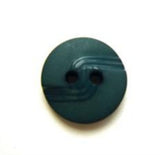 B7661 12mm Dusky Teal Matt 2 Hole Button - Ribbonmoon
