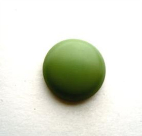 B9526 14mm Spring Green Soft Sheen Domed Shank Button - Ribbonmoon