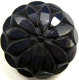 B13834 25mm Navy Textured Shank Button - Ribbonmoon