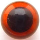 TM16 30mm Orange Eye for Teddy Bear, Toymaking Etc