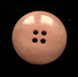 B10211 16mm Dusky Peach Glossy 4 Hole Button - Ribbonmoon