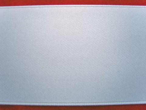 R4878 37mm Ice Grey Blue Double Face Satin Ribbon - Ribbonmoon
