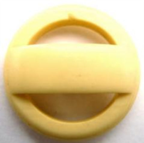 B15250 27mm Pale Primrose Soft Sheen Shank Button - Ribbonmoon