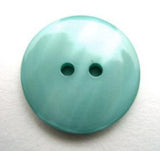 B13329 19mm Tonal Aqua Pearlised Surface 2 Hole Button - Ribbonmoon