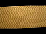 WTAPE33 38mm Golden Sand Herringbone Twill Tape 100% Cotton Webbing - Ribbonmoon