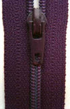 Z1083 YKK 20.5cm Blackberry Nylon No.3 Closed End Zip - Ribbonmoon