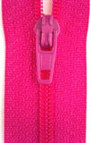 Z3120 18cm Shocking Pink Nylon No.3 Closed End Zip - Ribbonmoon