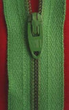 Z0375 46cm Pastel Emerald Nylon No.3 Closed End Zip - Ribbonmoon