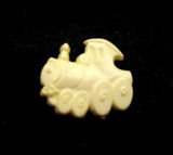 B11590 15mm Lemon Train Shape Novelty Shank Button - Ribbonmoon