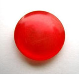 B14624 19mm Red Polyester Shank Button - Ribbonmoon