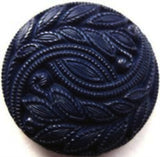 B17645 28mm Pale Navy Textured Shank Button - Ribbonmoon