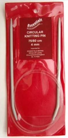 KP98 4mm x 75/80cm Circular Knitting Pin, Aluminium - Ribbonmoon