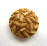 B14569 17mm Honey Straw Gold Textured Shank Button - Ribbonmoon