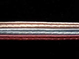 FT1236 11mm Ecru, Sky Blue and Hot Pink Corded Braid - Ribbonmoon