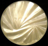 B12411 44mm Pearlised Antique Ivory Tinted Shimmery Shank Button - Ribbonmoon
