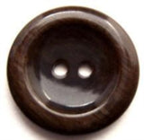 B11780 22mm Tonal Brown High Gloss 2 Hole Button - Ribbonmoon