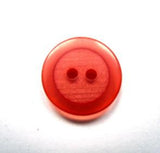 B15928 15mm Deep Flame Orange Shimmery 2 Hole Button - Ribbonmoon